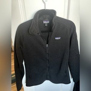 Patagonia zip jacket - black